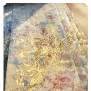 Cat among flower original Ming hanfu woven gold imitation makeup jacquard mamian skirt single piece